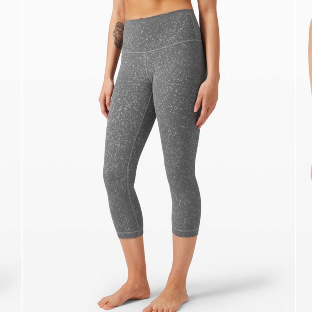 Wonder Under Crop High-Rise Spray 21 Leggings